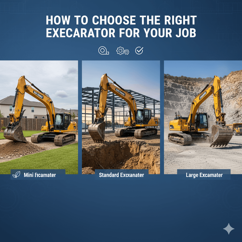 How to Choose the Right Excavator for Your Job