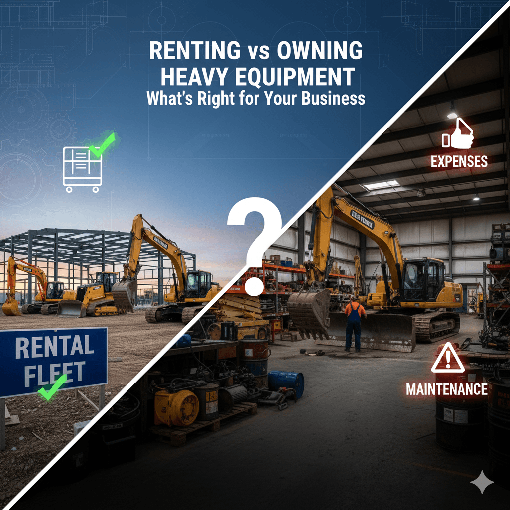 Renting vs Owning Heavy Equipment: What’s Right for Your Business